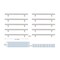 Quinn 6-5/16" Center to Center Brushed Nickel Bar Pull Multipack (set of 10)